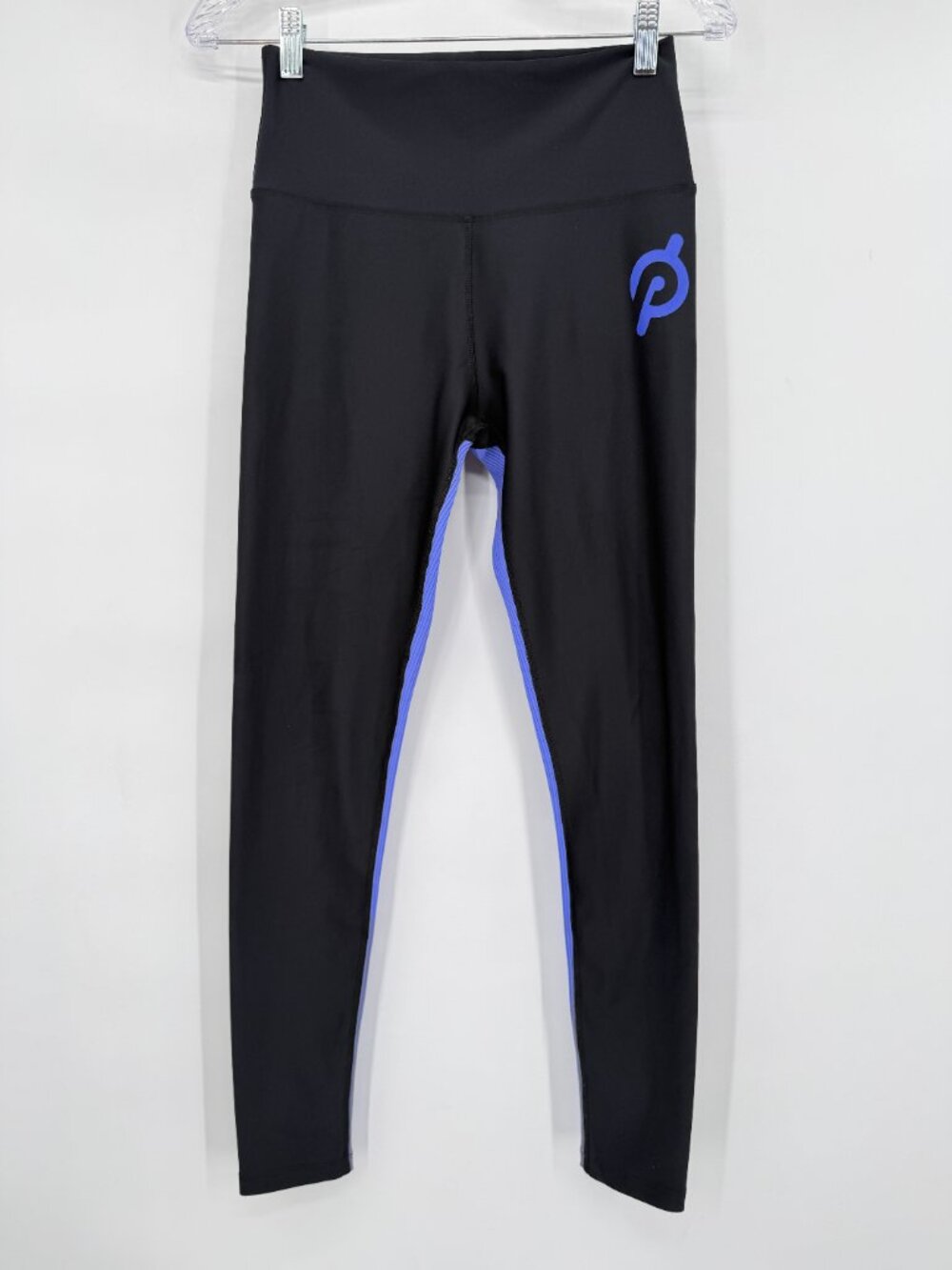 Peloton Women’s Black Blue High Rise Full Length Performance Leggings
